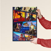 Grand Theft Auto San Andreas – Collage Poster